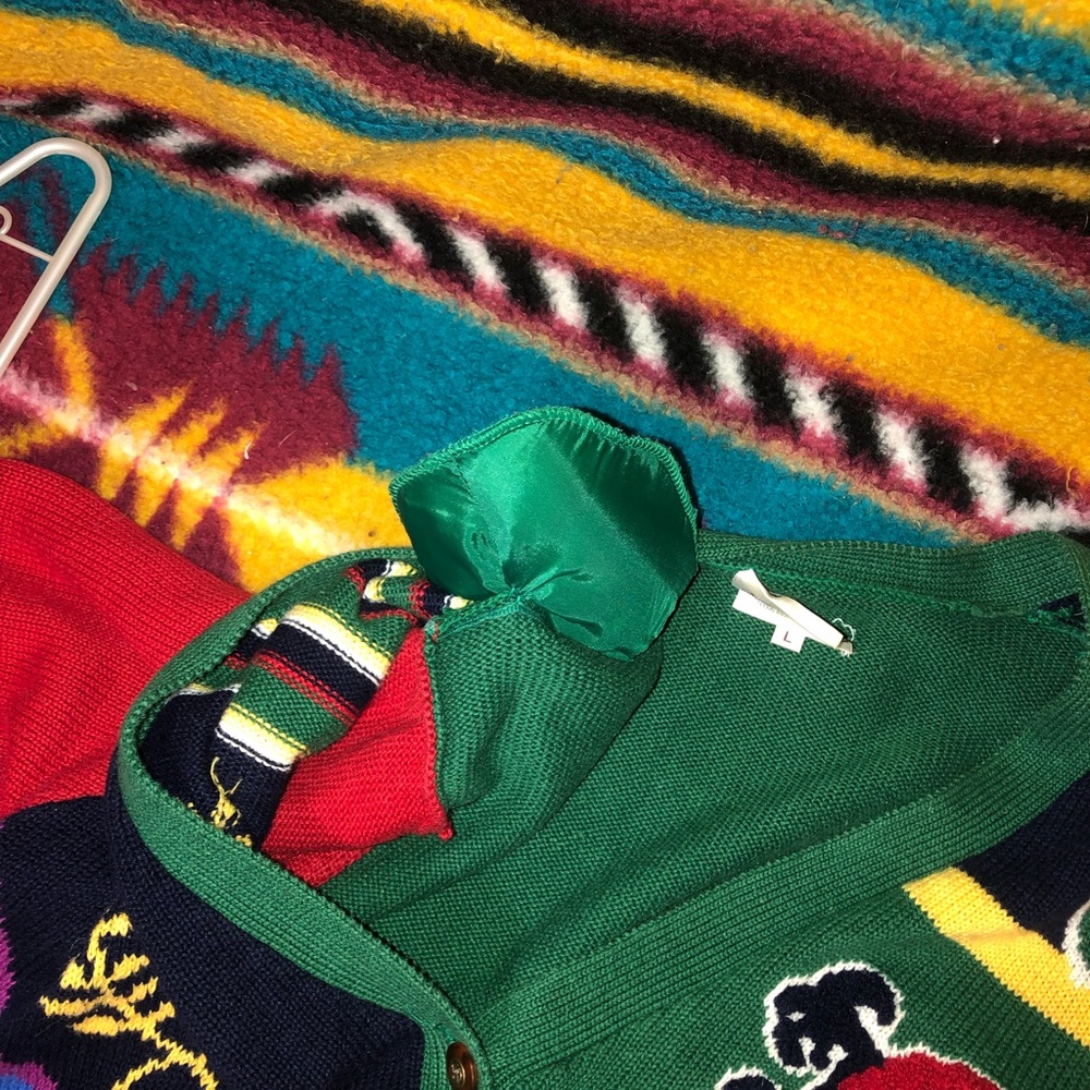 VTG 1993 Susan Bristol Womans Large Sweater v neck - Picture 6 of 8